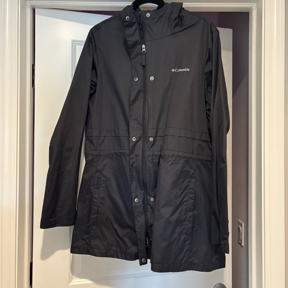 Columbia Women’s Long Rain Jacket - Picture 1 of 5